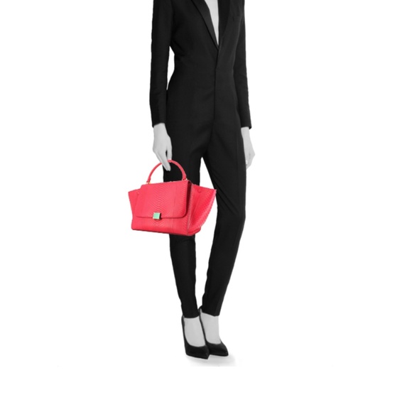 Celine Trapeze Bag Python Medium - Picture 7 of 8